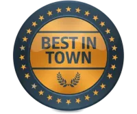 Best In Town badge